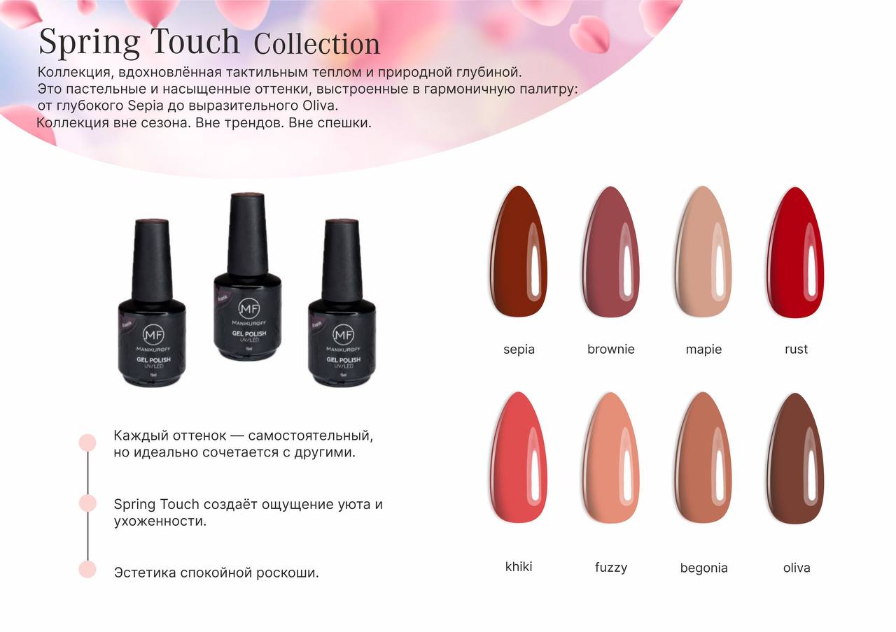 Spring Touch Collection от Manikuroff -Эксклюзивная коллекция для салонов Маникюрофф ✨✨✨