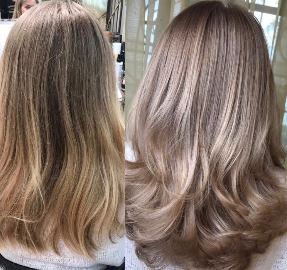 Стрижка волос (фото до и после)